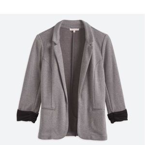 Skies are Blue- Gray Knit Blazer